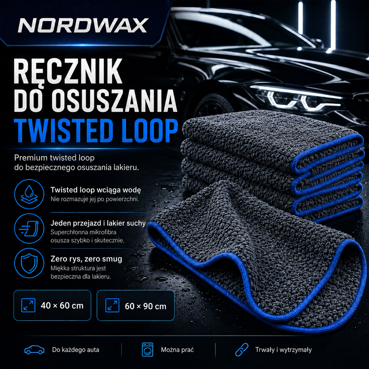 Ręcznik do Suszenia V+ Twisted Loop