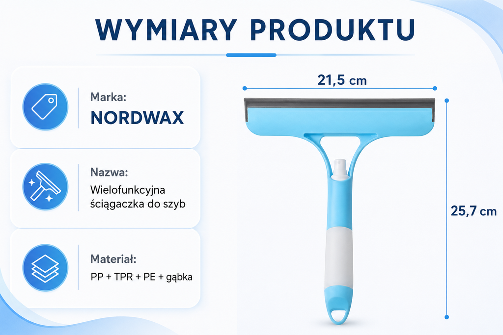 Ściągaczka Silikonowa do Wody