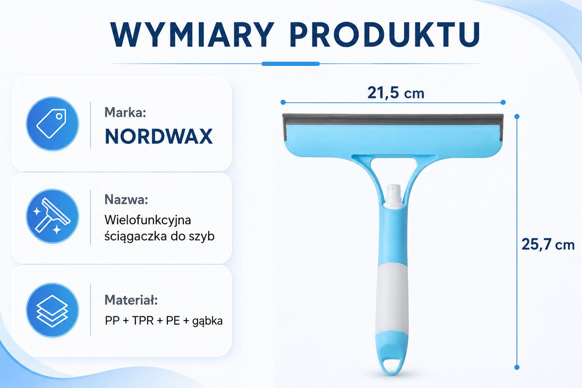 Ściągaczka Silikonowa do Wody