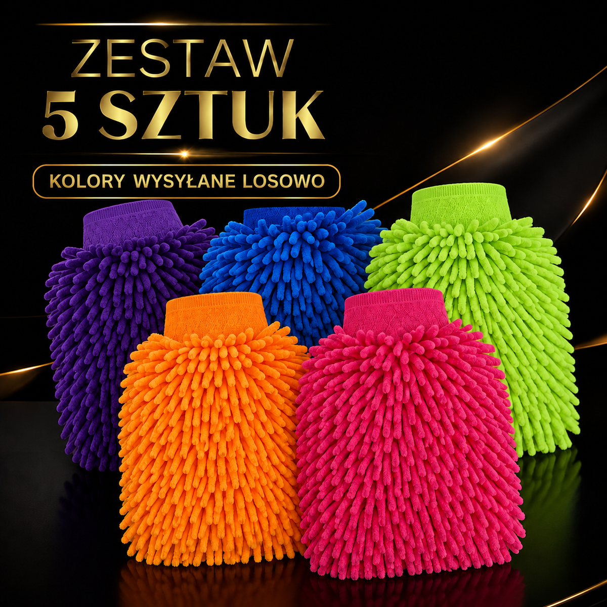 Rękawica do Mycia — zestaw 5 szt.