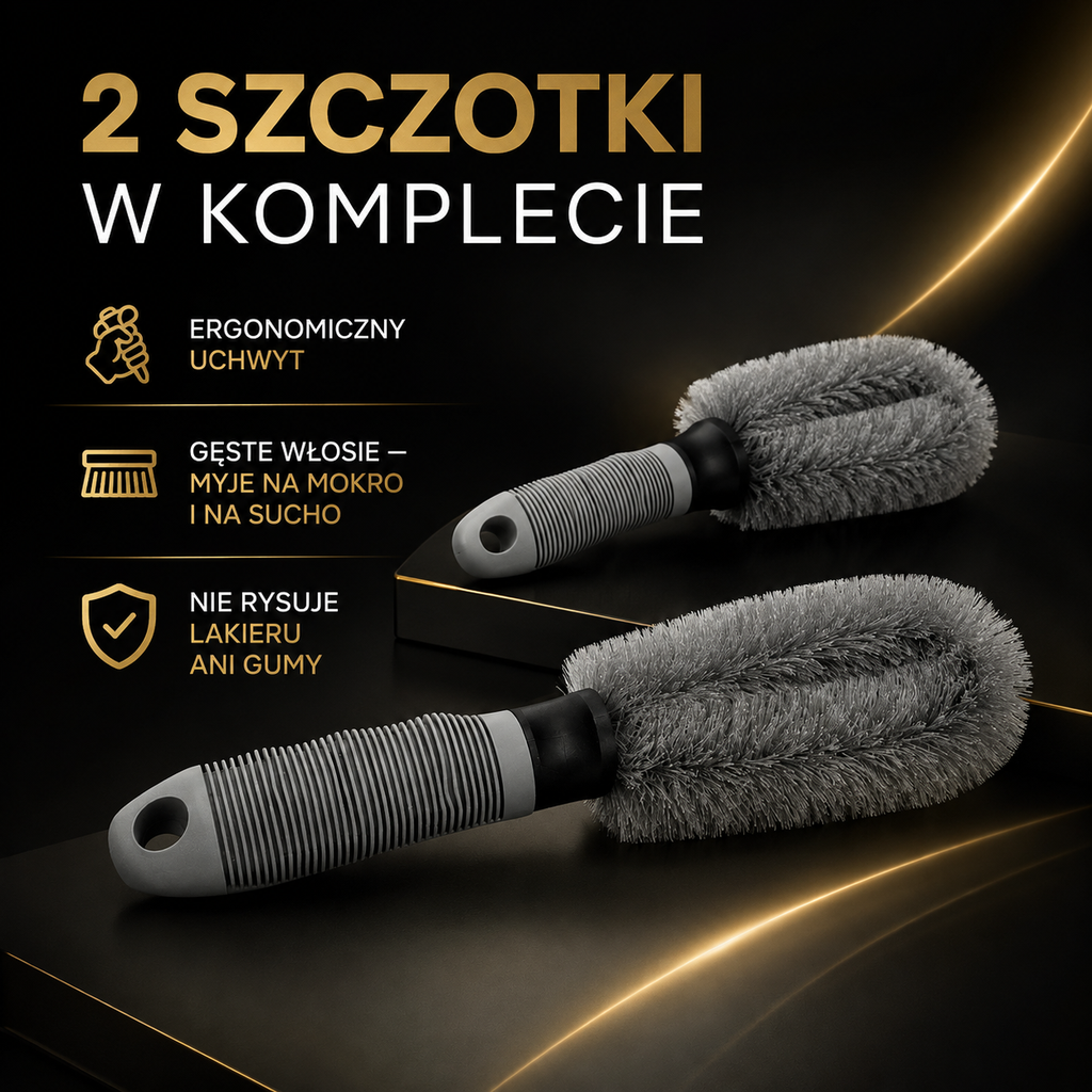 Duo Szczotek do Felg i Opon