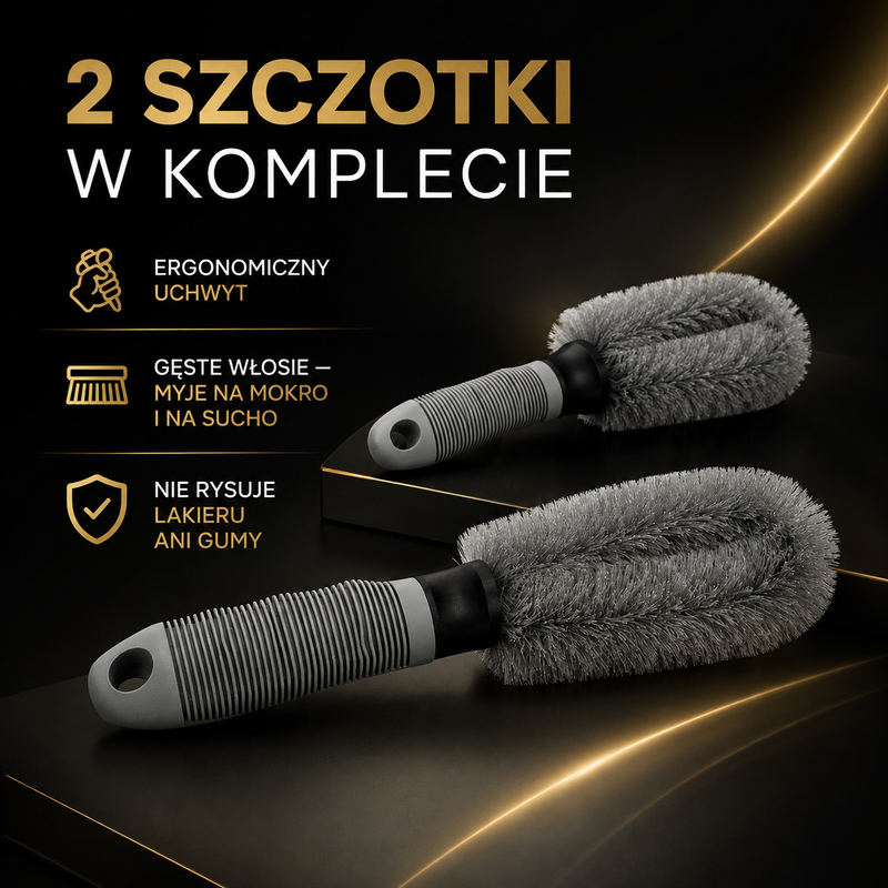 Duo Szczotek do Felg i Opon