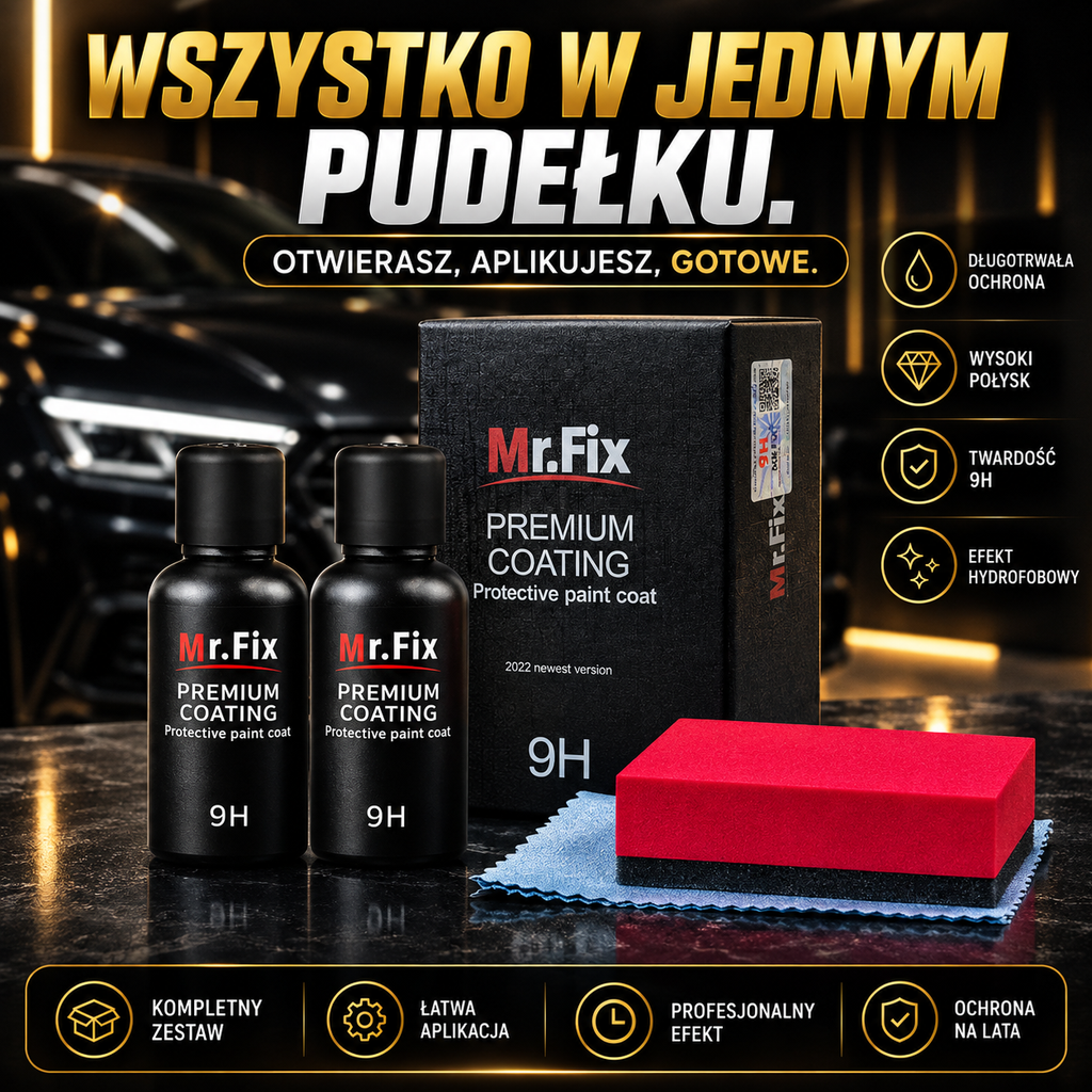 Zestaw Powłoki Ceramicznej 9H 2×30ml